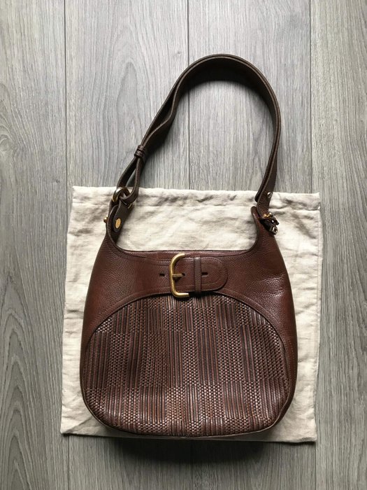 Delvaux Leather Shoulder Bag