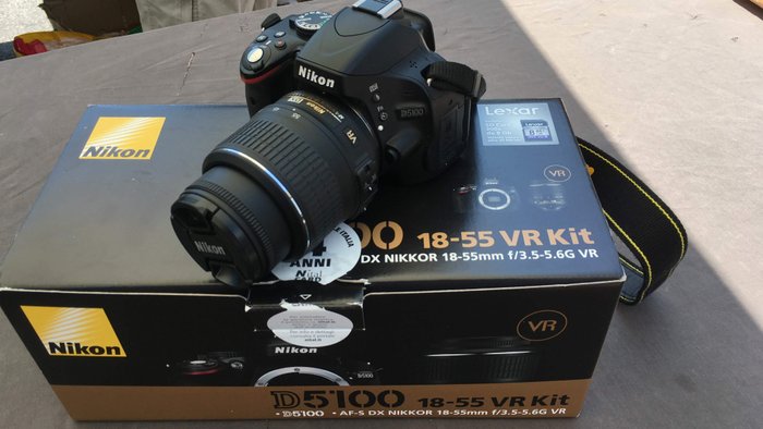 Defectuoso Navidad cada vez Nikon D5100 + 18-55 mm VR f/3.5.-5-5.6 G - Catawiki
