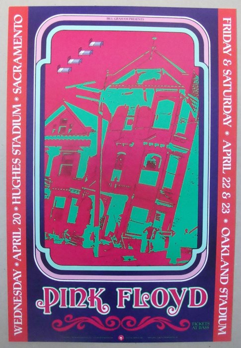 Pink Floyd Concert Poster A Momentary Lapse of Reason Day on the Green ...