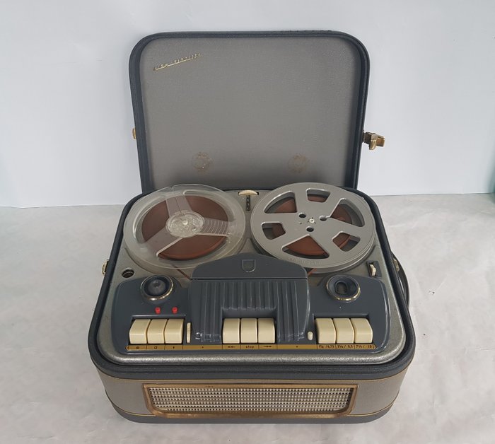 PHILIPS tape recorder HiFi - implementation in very nice and working condition - 4 tracks -