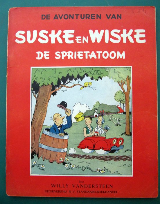 Suske en Wiske RV-3a - De sprietatoom - sc - 1e druk (1948) 