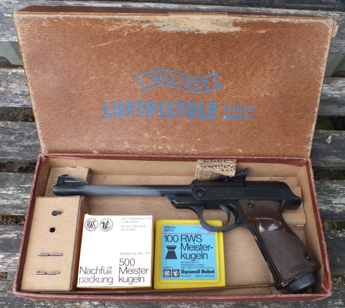 WALTHER LP air pistol model 53 in ORIGINAL box