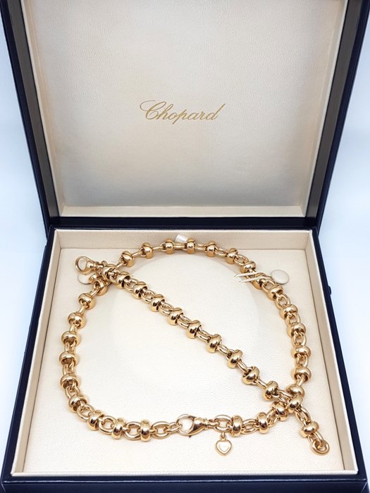 Chopard Les Chaines - Gold Necklace & Bracelet Set 