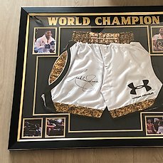 framed under armour boxing shorts 