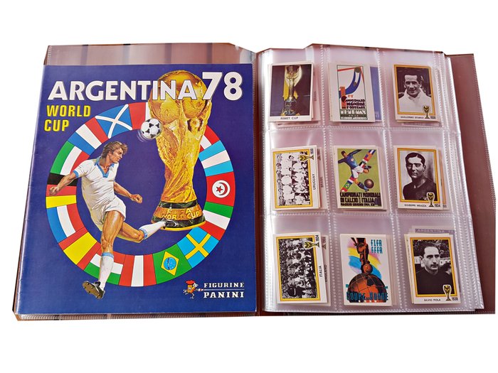 Panini - Argentina 78 - Complete loose sticker set + Empty album.