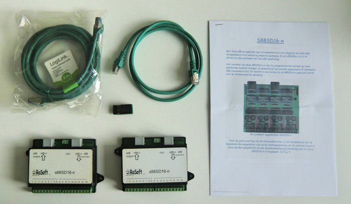 RoSoft N - S88SD16-n - Electronica - 2x terugmelder met stroomdetectie
