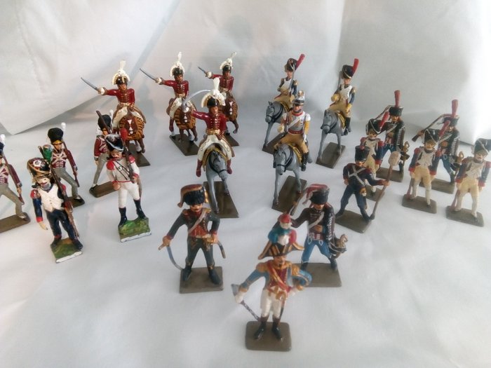 Starlux - 20 Tinnen soldaatjes Napoleon-tijd