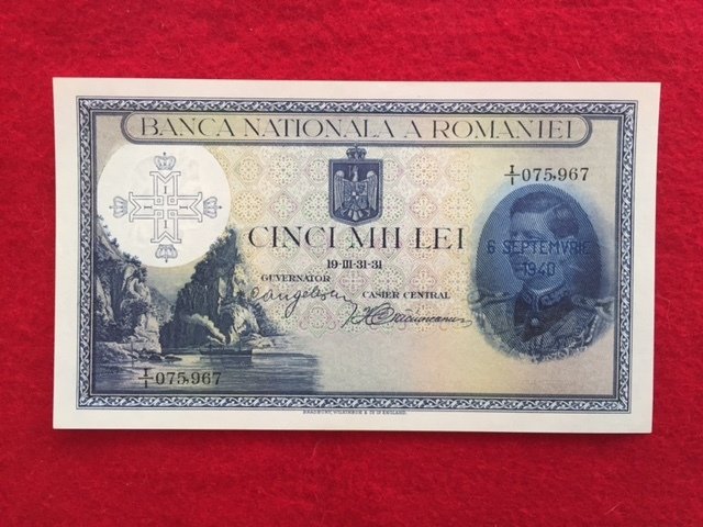 Romania - 5000 Lei 1931 - Pick 48 