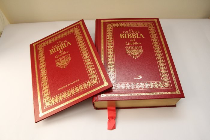 La grande Bibbia del Giubileo illustrata edizione speciale 5 colori e oro su carta pergamenata - San Paolo - Italia, 1999  