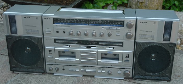 Philips - D 8734 - Boombox - Ghettoblaster - 1984