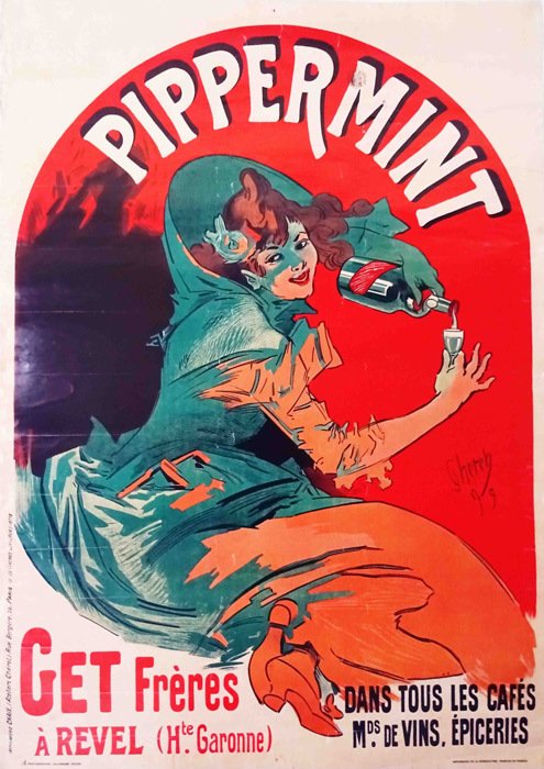 Jules Chéret - Pippermint (1899) - 1950 - Catawiki
