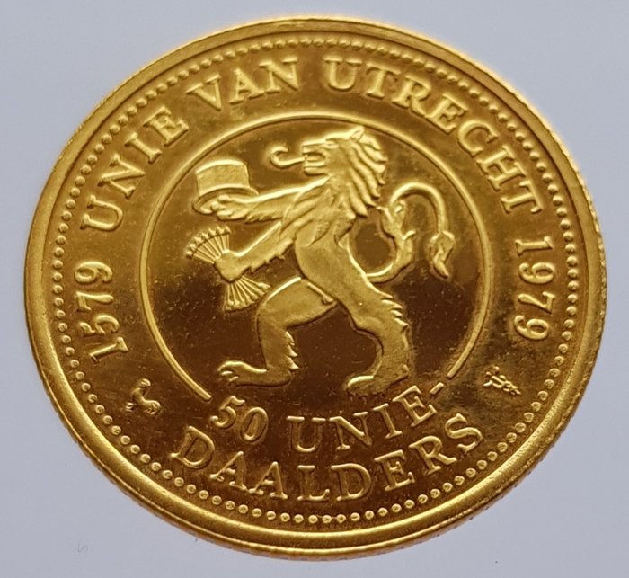 The Netherlands - 50 Uniondaalders 1979 'Unie van Utrecht' - gold