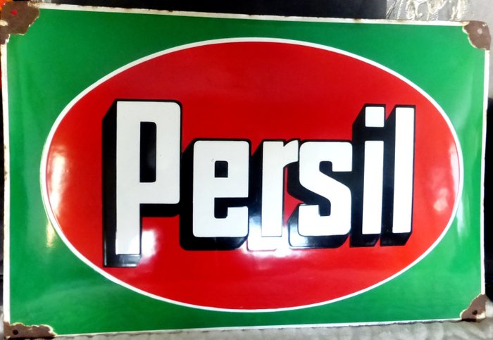 Enamel advertising sign PERSIL