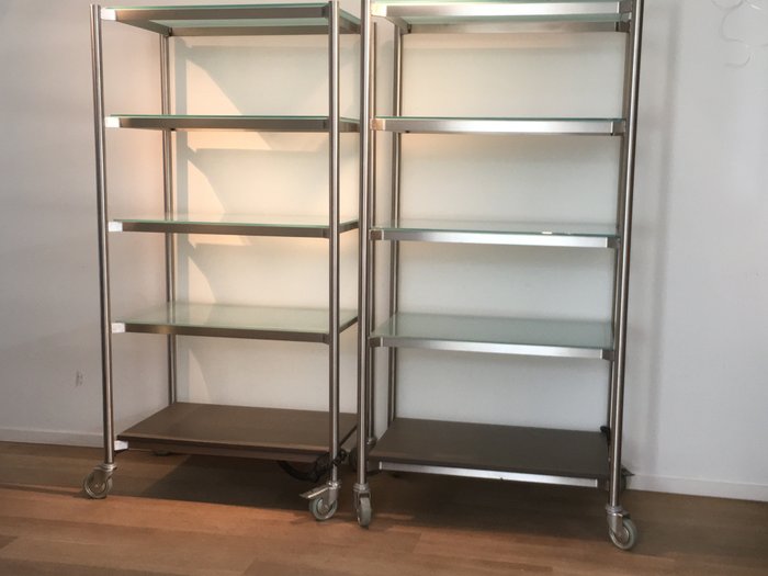 2 Wheeled Industrial Stainless Steel Cabinets Catawiki