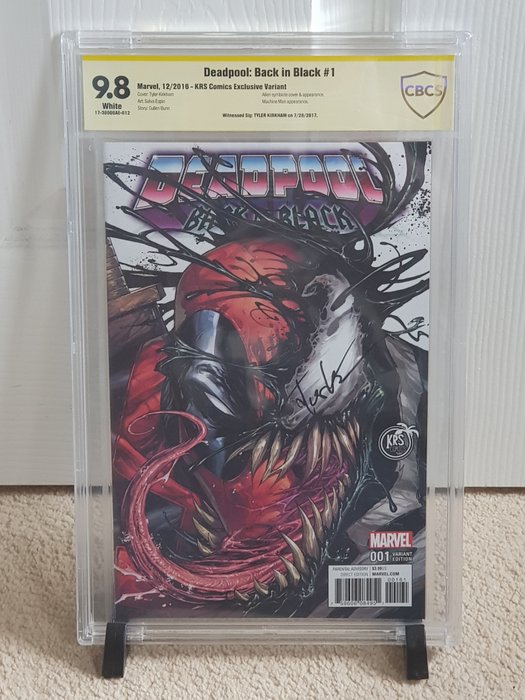 Deadpool Back In Black 1 Krs Comics Exclusive Variant Signed By Artist Tyler Kirkham Catawiki