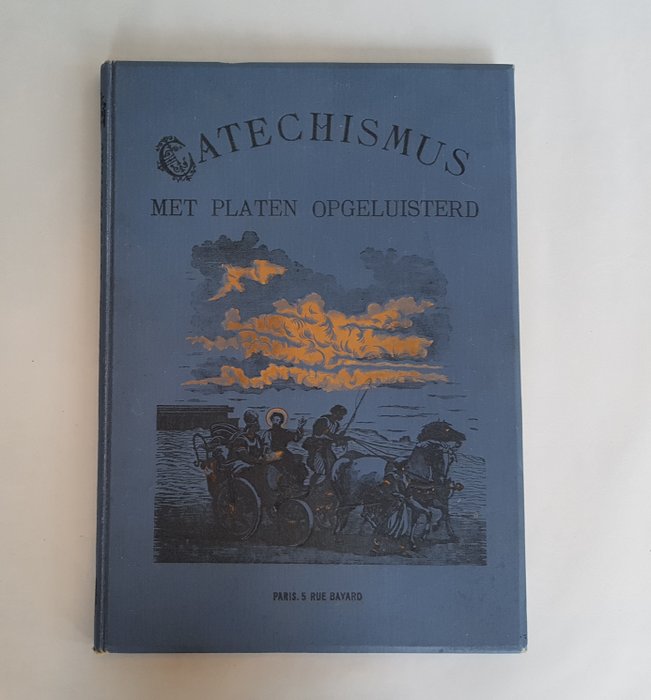 Antieke CATECHISMUS - Met Platen Opgeluisterd - Frankrijk - 1909 