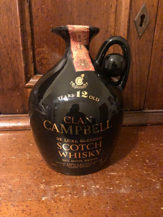 Clan Campbell Deluxe 12 Year Old Blended Scotch Whisky Ceramic Decanter - 75cl