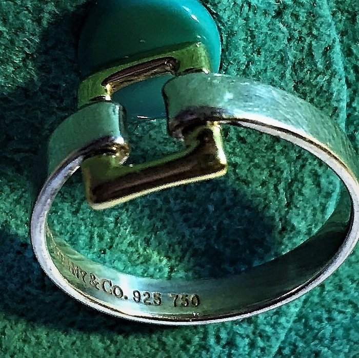 tiffany and co 925 750 ring