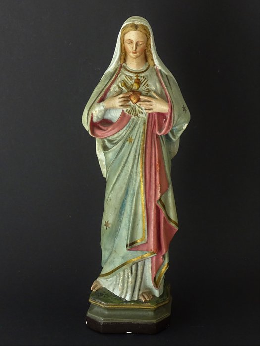Antique Mary figurine - Late 1800