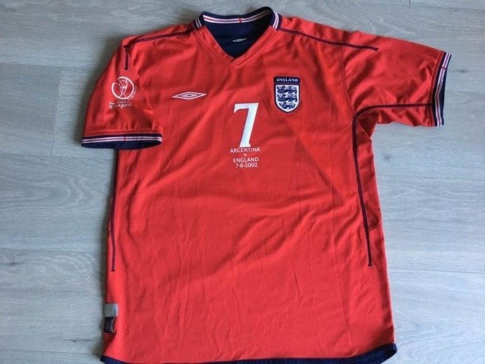 Special Edition - World Cup 2002 - England Away Shirt - Legend David ...