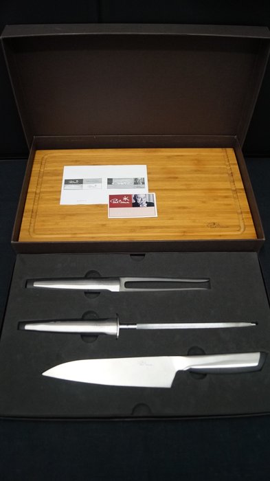 Vise dig Konvertere Ciro Knife set with chopping board of chef Paul Bocuse - Catawiki