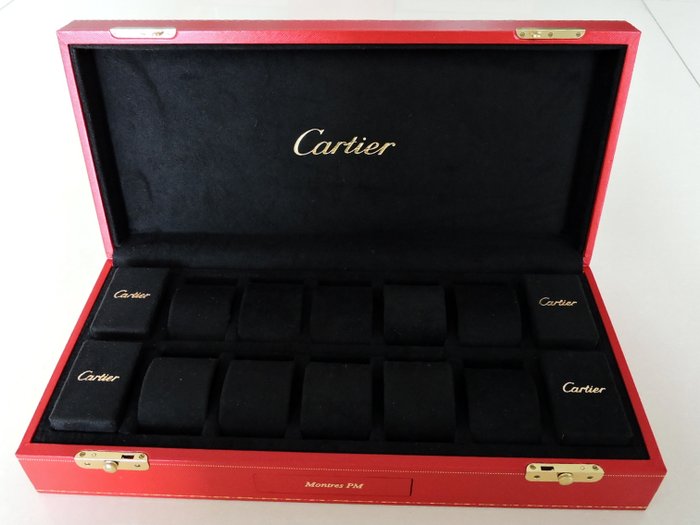 Cartier - Red Watch box - storage Box Vintage - Unisexe - None