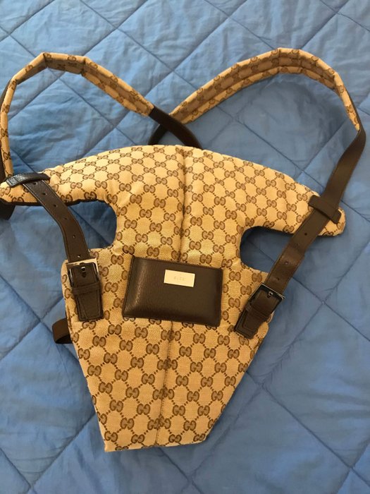gucci logo baby carrier