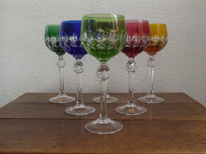 Nachtmann Bleikristall - Six wine glasses