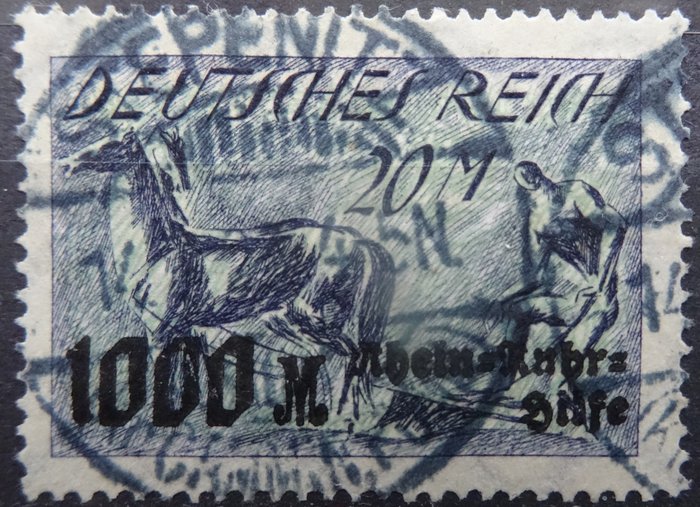德意志帝国 1920/1923 - 设置更加罕见的通货膨胀邮票, 部分 BPP 批准 - Michel 133 II, 233/34, 258/60