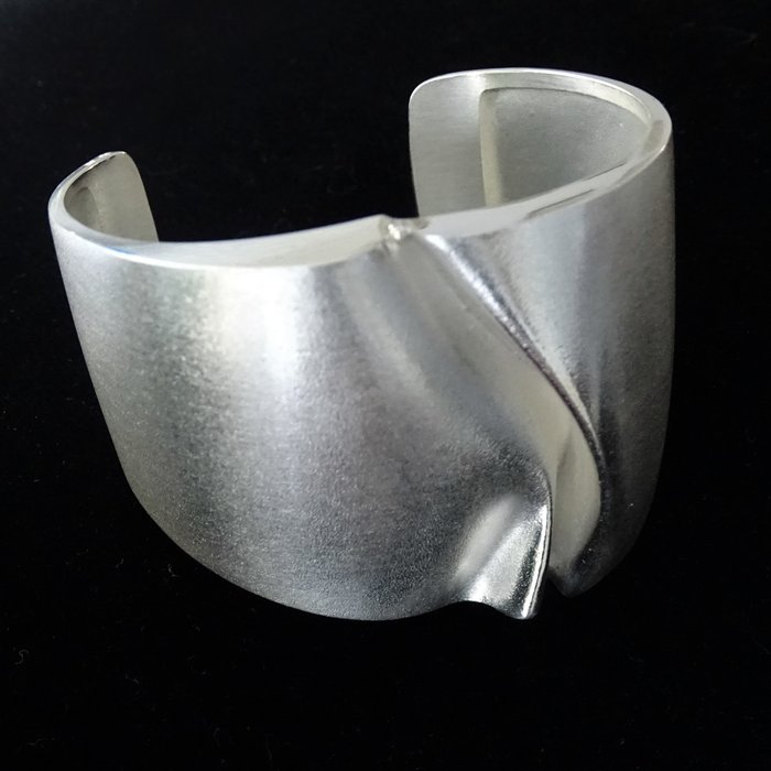 Lapponia (Björn Weckström) - Wide silver bracelet Ygol's - 60 grams - Silver