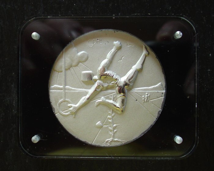 Olympiade Los Angeles 1984 ( Salvador Dali ) - Olympiska spelen - 1984 - Pure Silver Medal