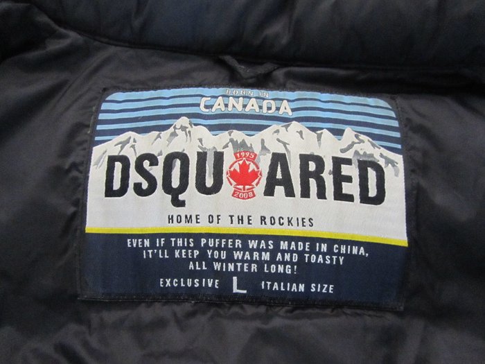 dsquared jacket made china