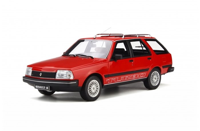 Otto Mobile - 1:18 - Renault 18 Turbo Break - Rood