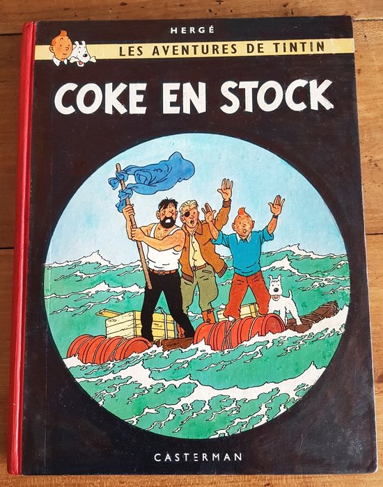 Tintin - Coke en Stock B24 belge - Tapa dura - Primera edición (1958)
