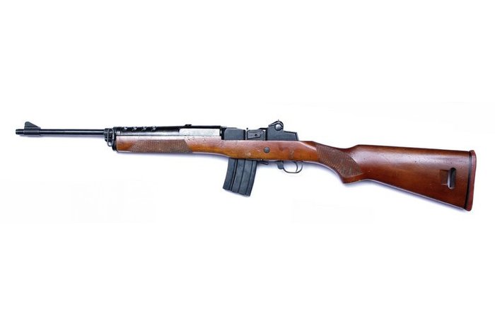 Deactivated Ruger Mini-14 rifle. 