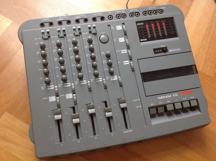 Fostex X-55 Analog 4 Track multitrack Tape recorder - includes 2 TDK tapes
