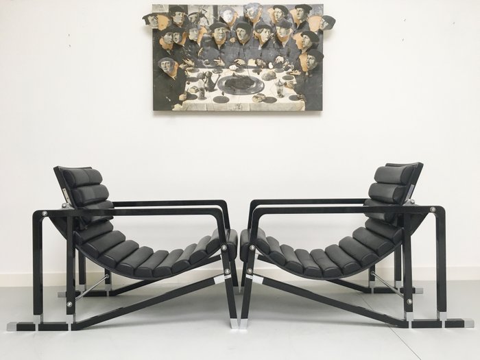 Eileen Gray by Ecart -'Transat' Deckchairs