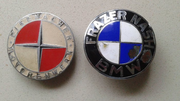 Emblem/ Kühlerfigur - BMW / EMW - 1950-1960 (2 Objekte) 