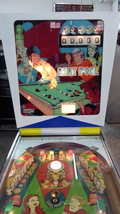 Pinball machine Gottlieb Play Pool