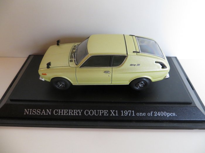 Ebbro - 1:43 - Nissan Cherry Coupé / Datsun 120a - 1971 - 限量版