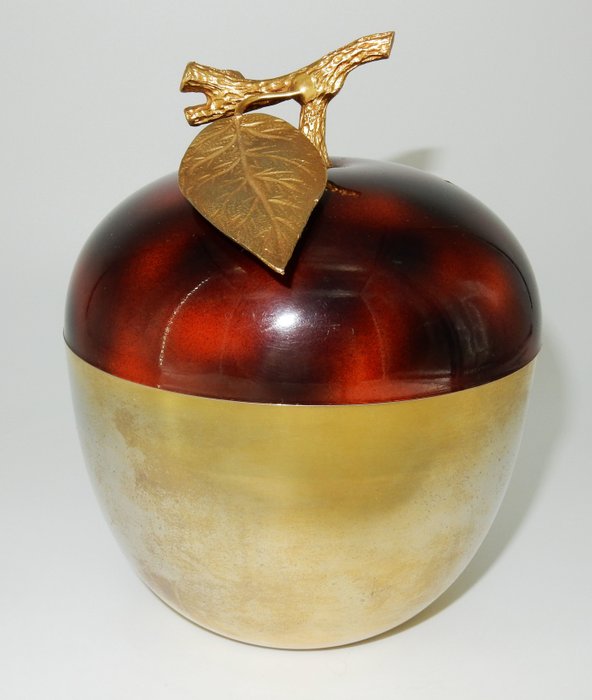 Freddo Therm FreddoTherm by Turnwald - apple ice bucket with gold-plated leaf