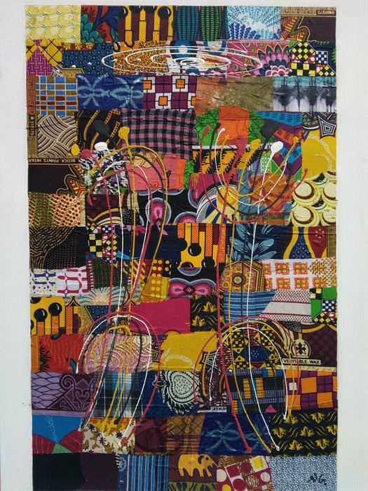 African patchwork frame - Senegal