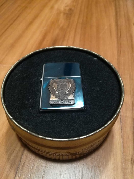 Zippo limited edition Harley Davidson 90th Anniversary The Reunion. New with Original Box and sticker on the back