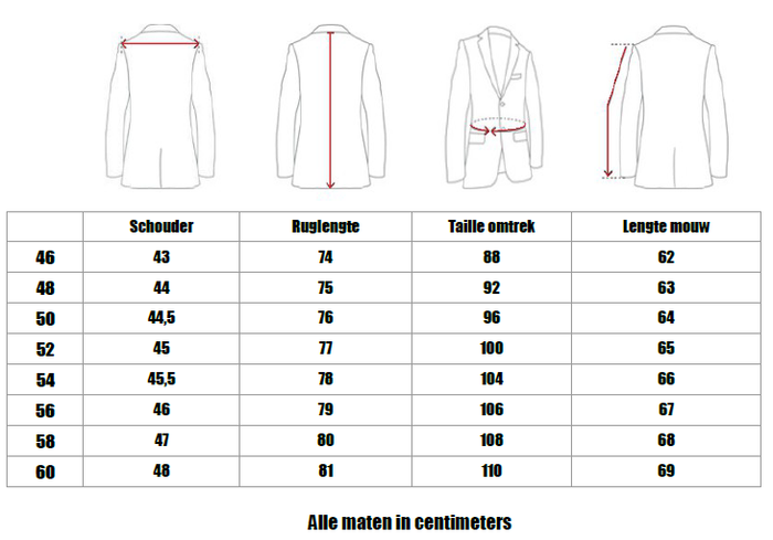 hugo boss jacket size chart uk