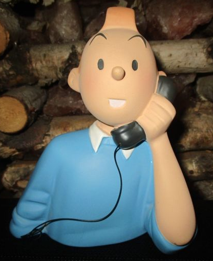 Tintin - Buste Leblon-Delienne 9 - Tintin téléphone - (1990)