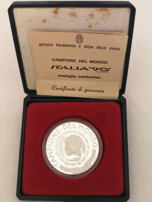 Italy - Commemorative medal 'Italia 90' - silver