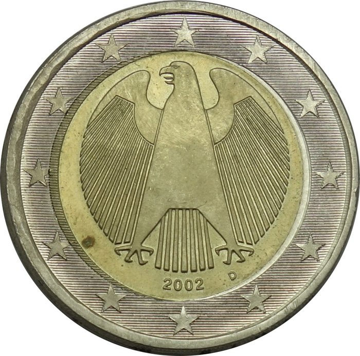 Germania - 2 Euro 2002 D Misslag