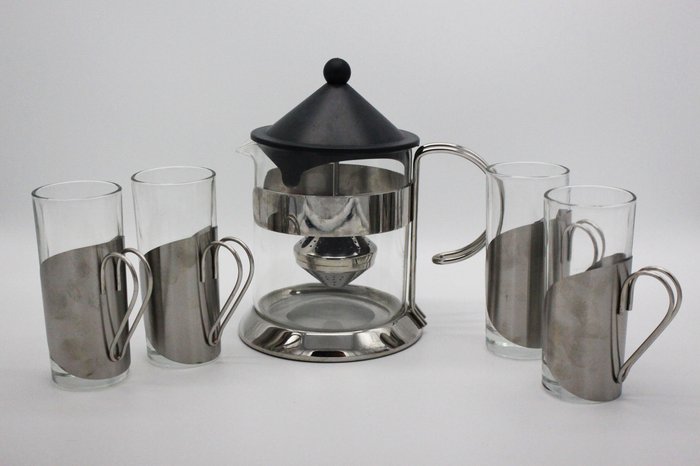Bent Falk for Menu - Danish design teapot with four mugs