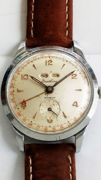 Breitling - rare Datora triple calendar watch 1947 - 140 20 - Unisex - 1901-1949