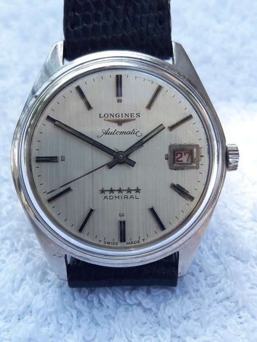 Longines - Admiral 5 Star Striped Dial Automatic Waterproof  - 8181-1 - Herre - 1967